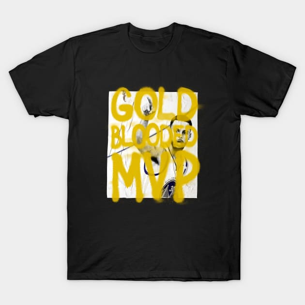 Steph Curry Gold Blooded MVP! T-Shirt by Aefe